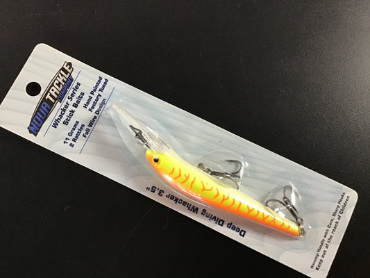 3.5” Whacker orange Tiger glow