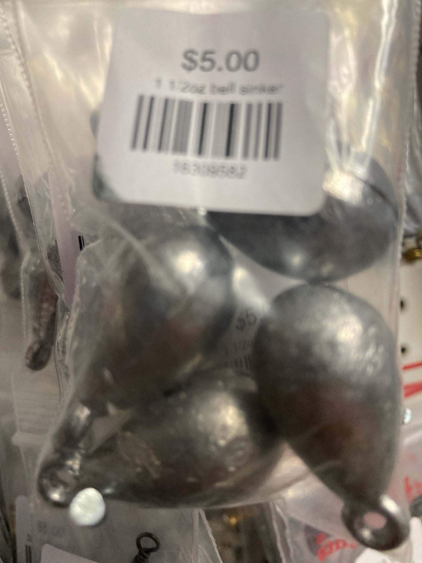 1 1/2oz bell sinker