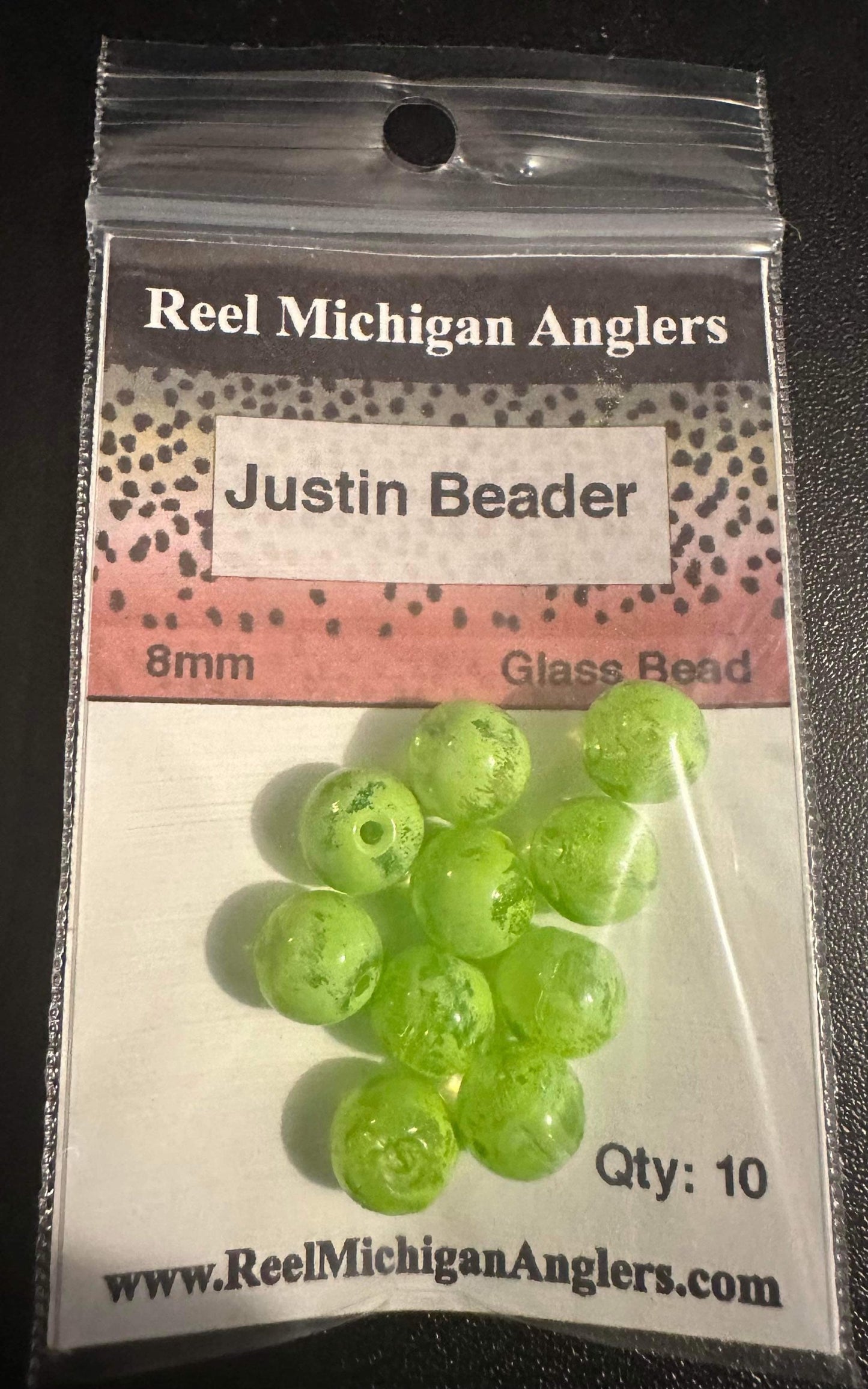 Justin Beader Glass Steelhead Fishing Beads