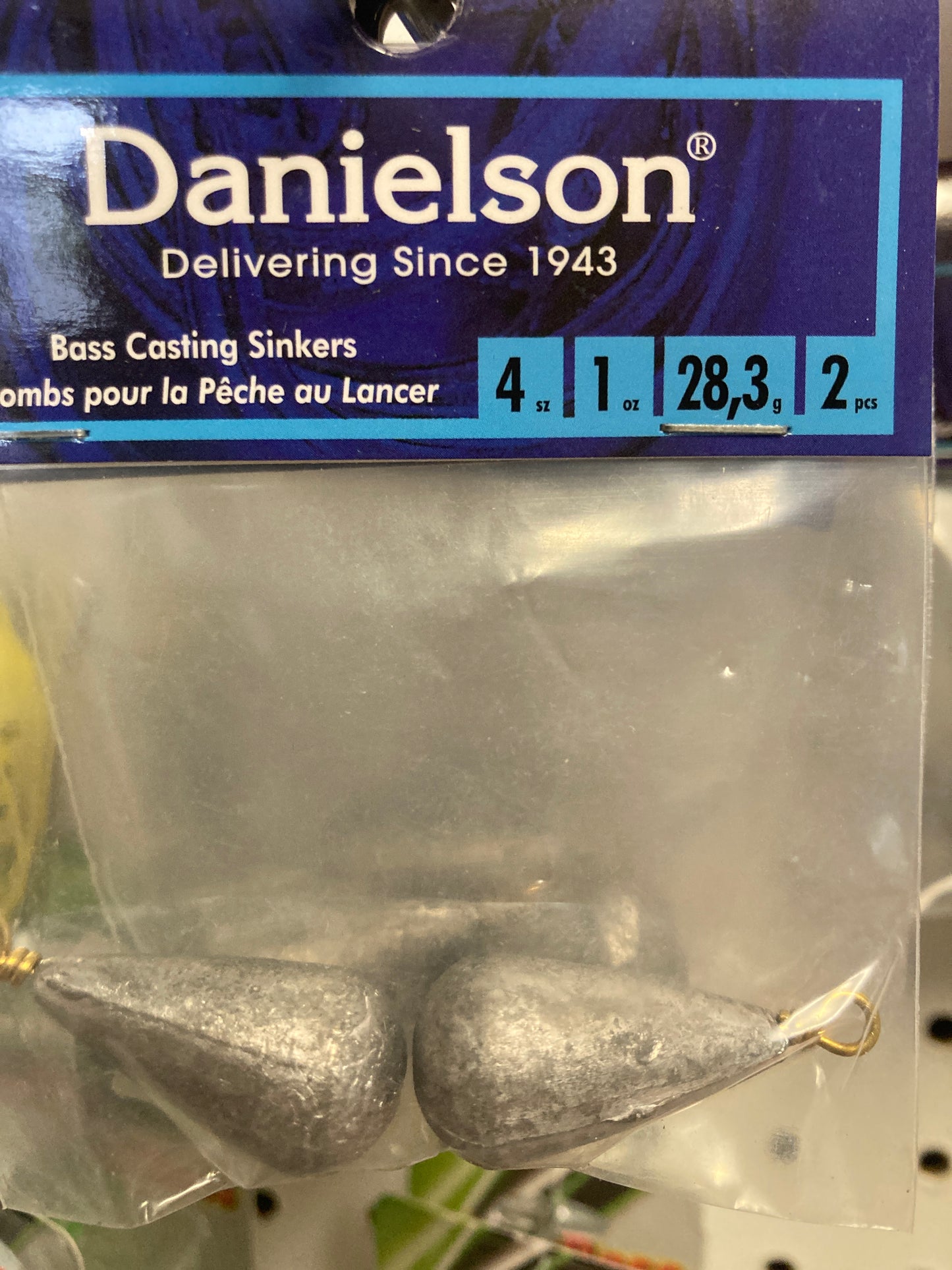 Danielson, 1 ounce casting sinker