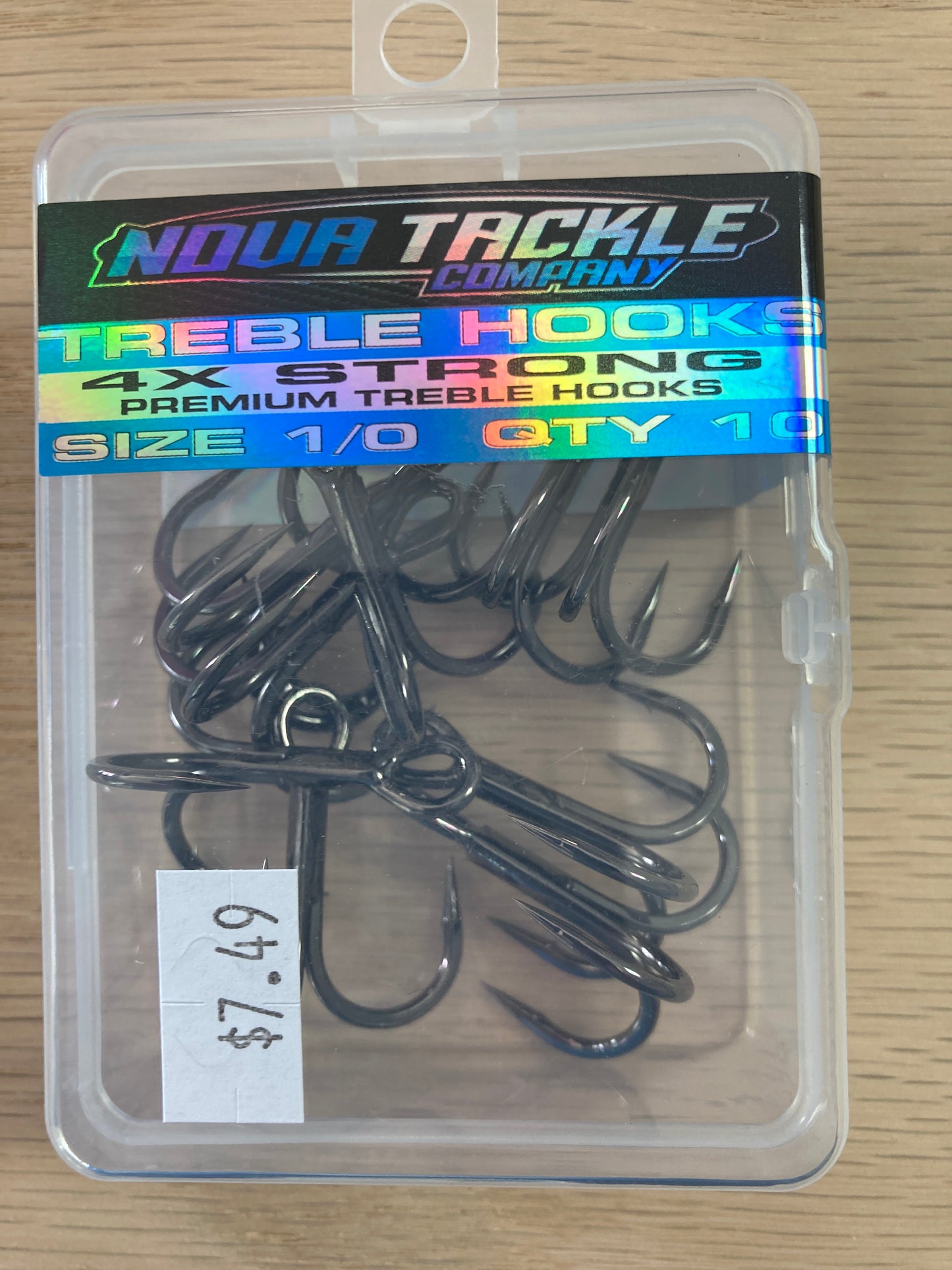 1/0 Treble hooks size 1/0