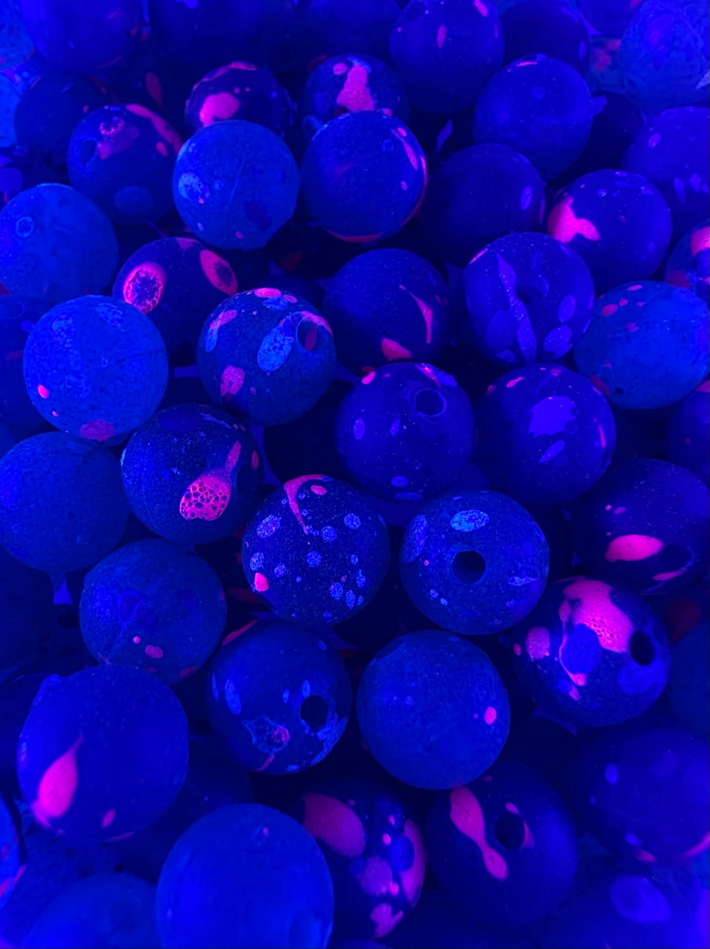 Acid Jazz UV Glow Plastic Fishing Bead Steelhead & Salmon