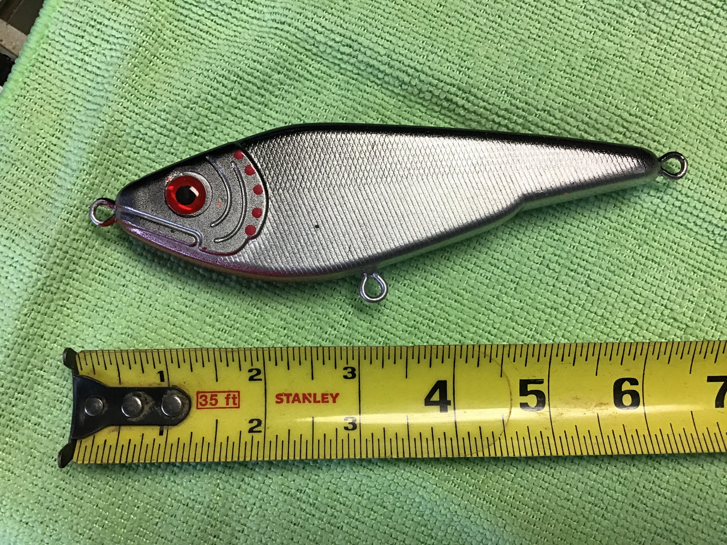 RMA Musky lures silver shad with radle