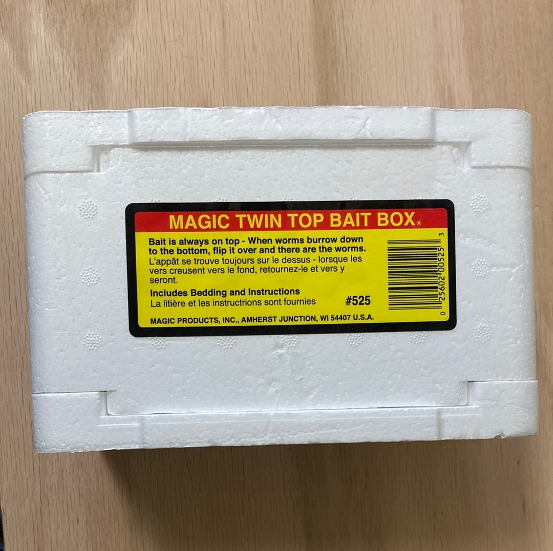 Magic twin top bait box