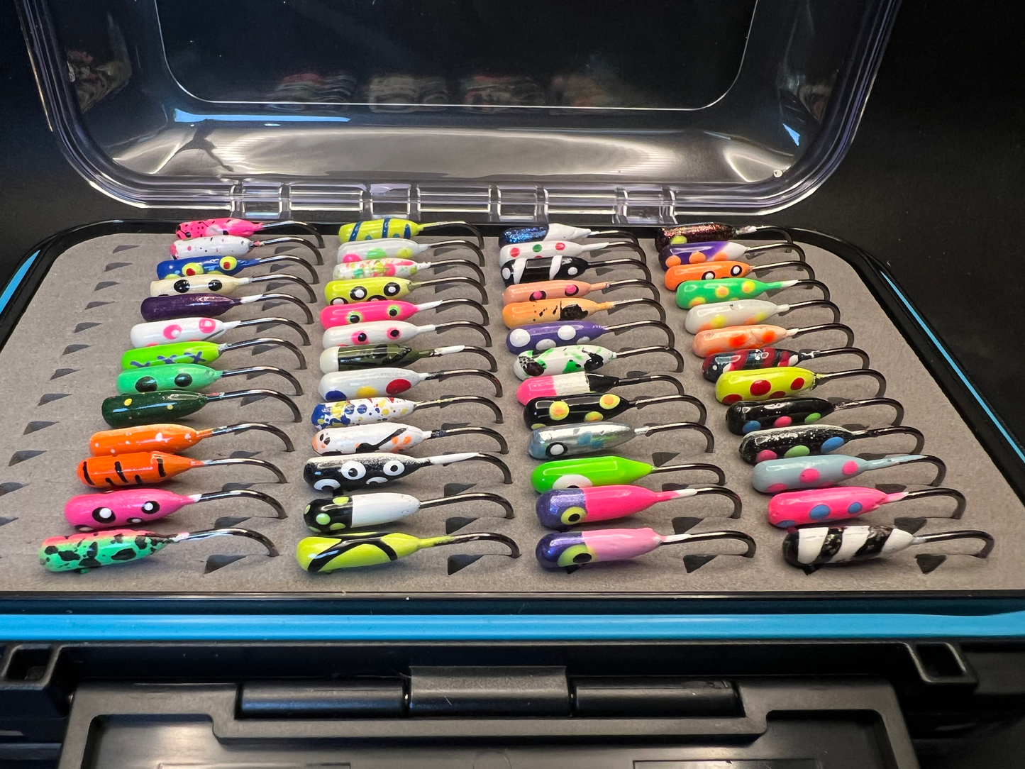 RMA Steelhead Tube Jig Box Double Sided Jig Box 3x strong Voodoo hooks