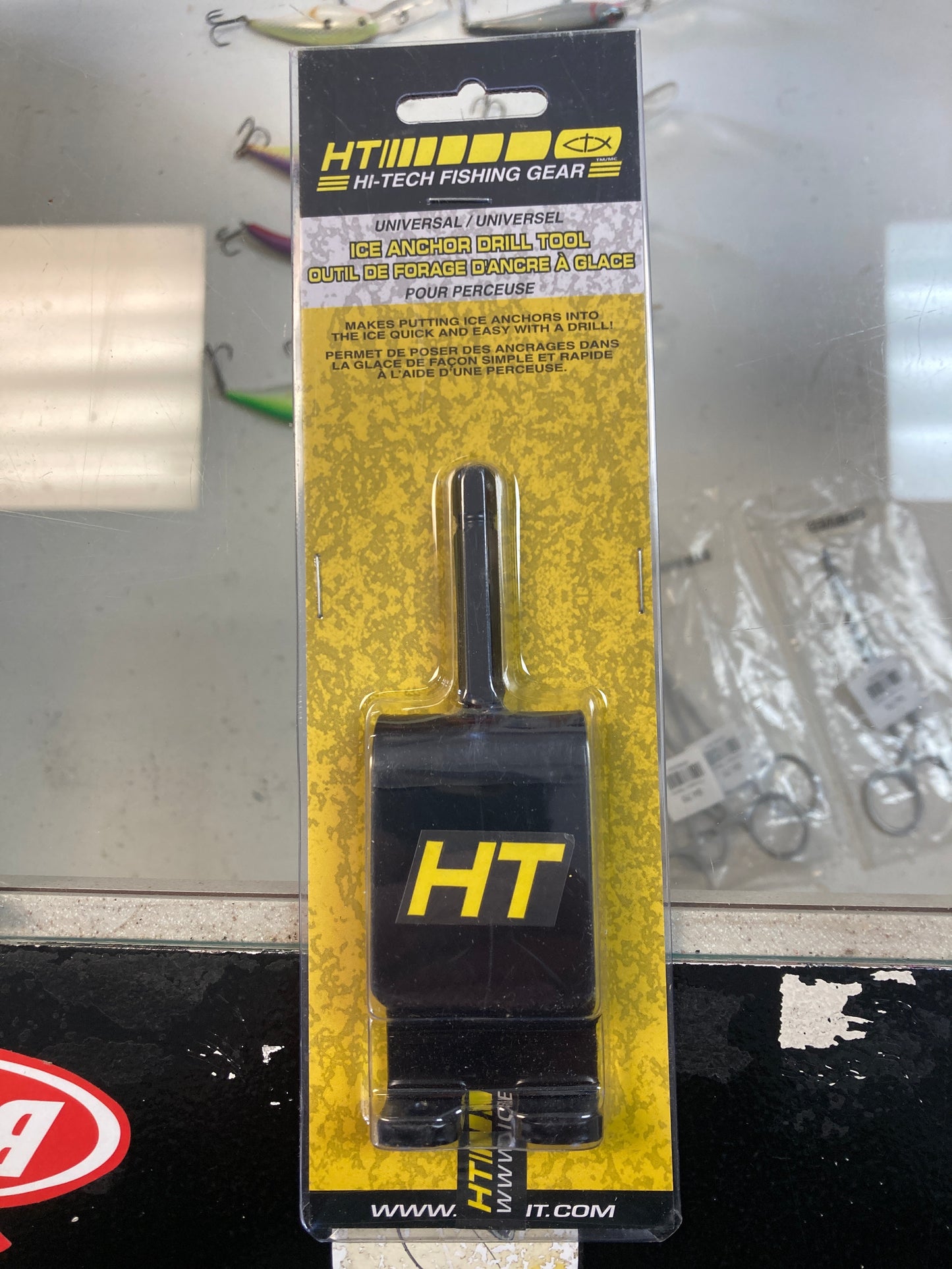 Ice anchor drill tool