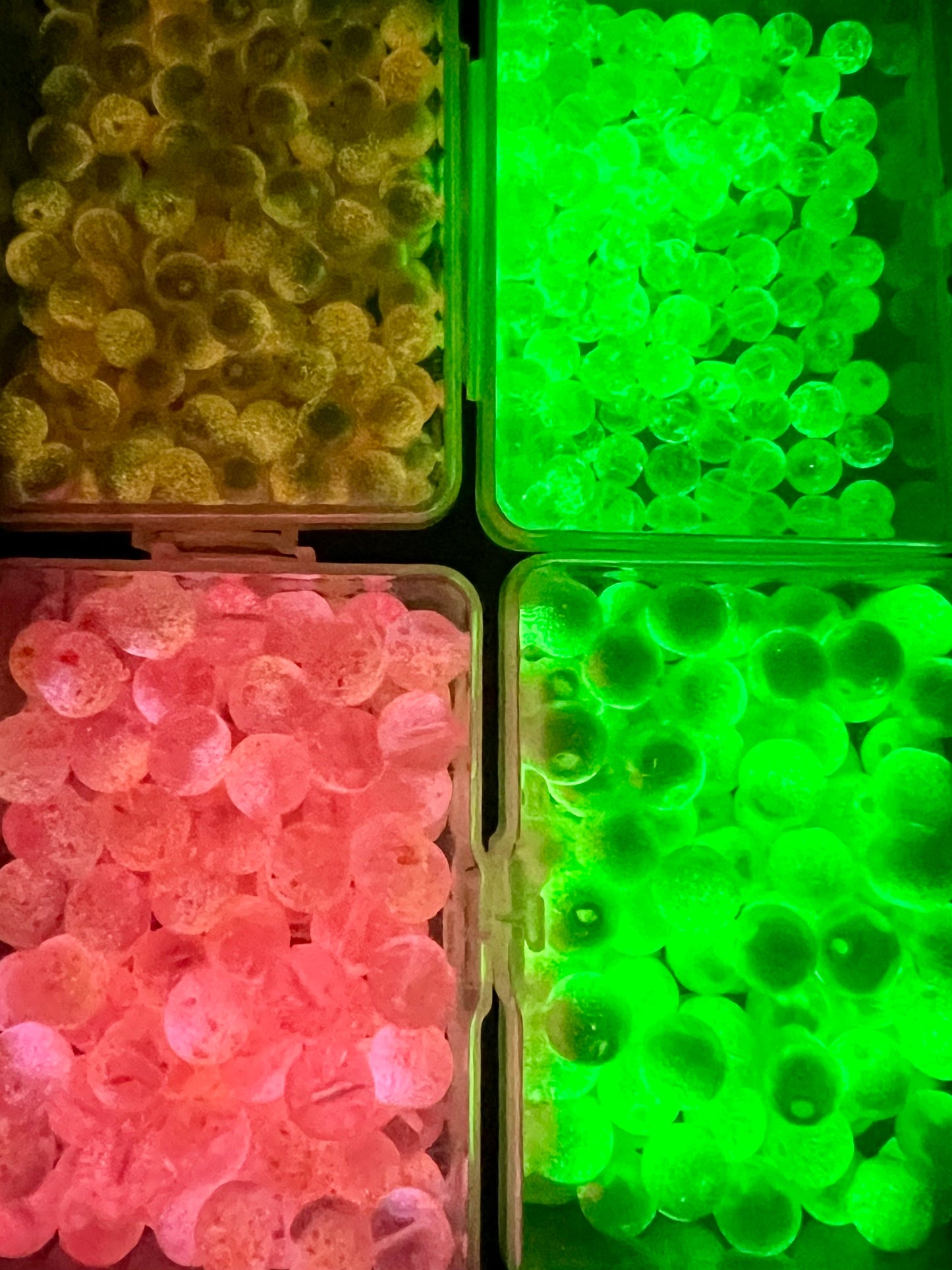 Roeda UV Glow Glass Steelhead Fishing Beads