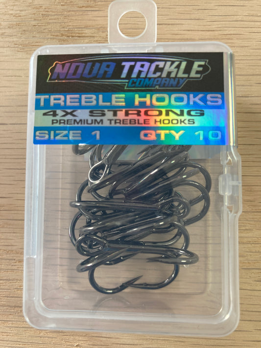 1 Treble hooks size 1