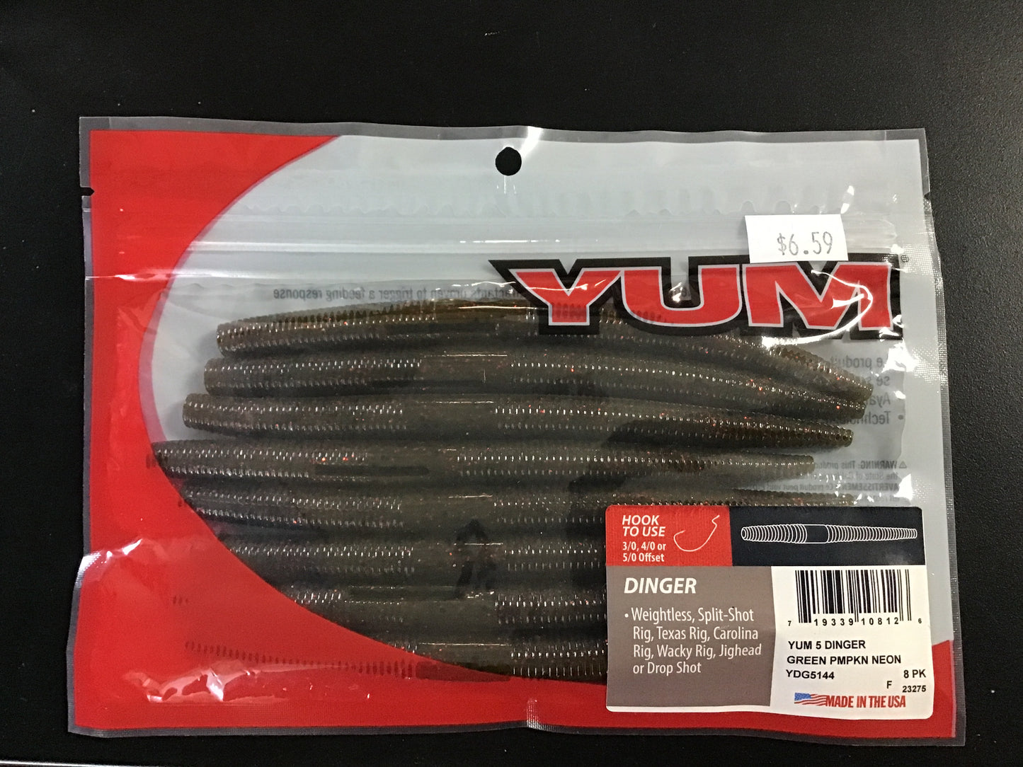 GPN Yum Dinger 5” green pumpkin neon