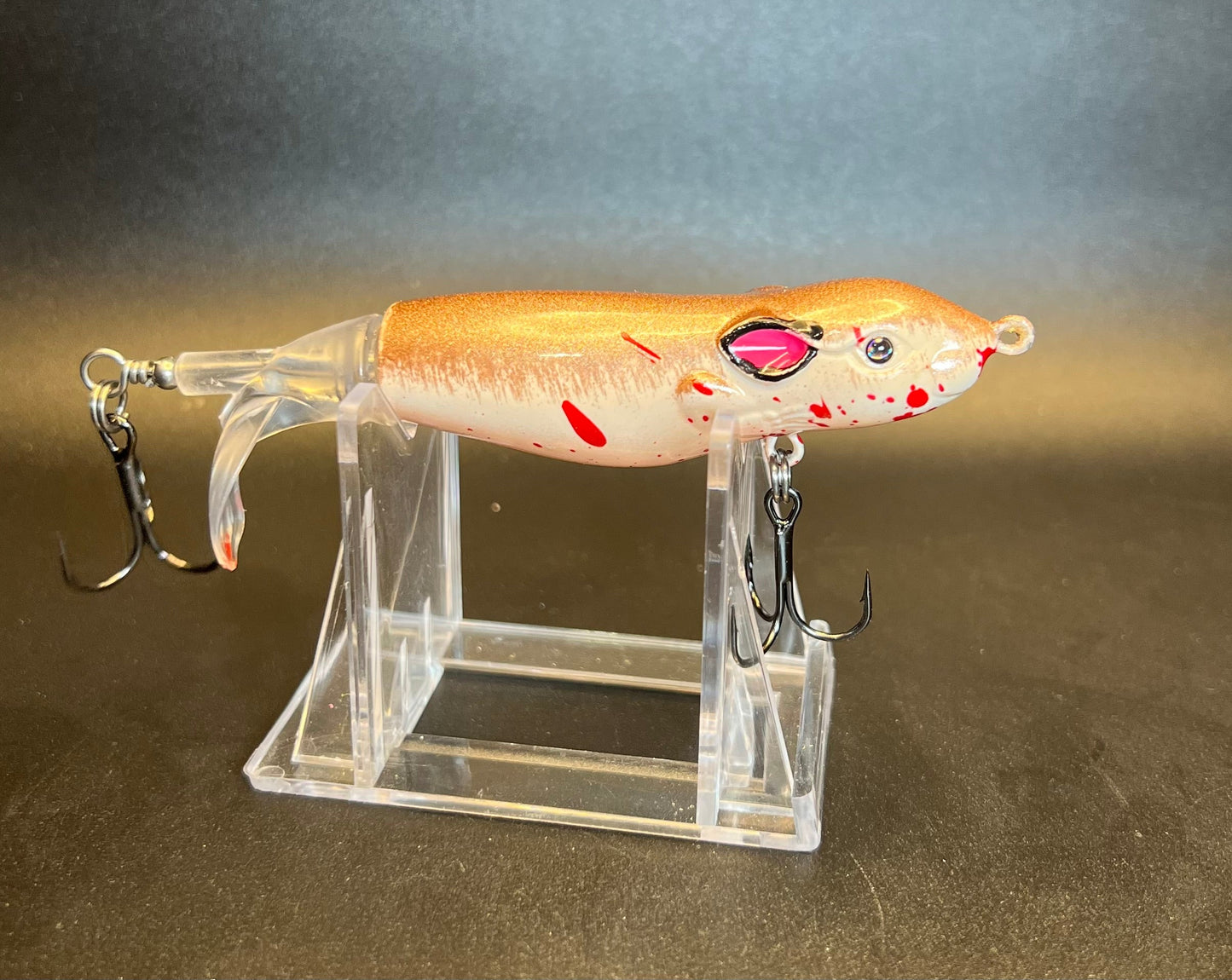 Splat Rat Flopper Plopper 90mm with 3x Strong Hooks