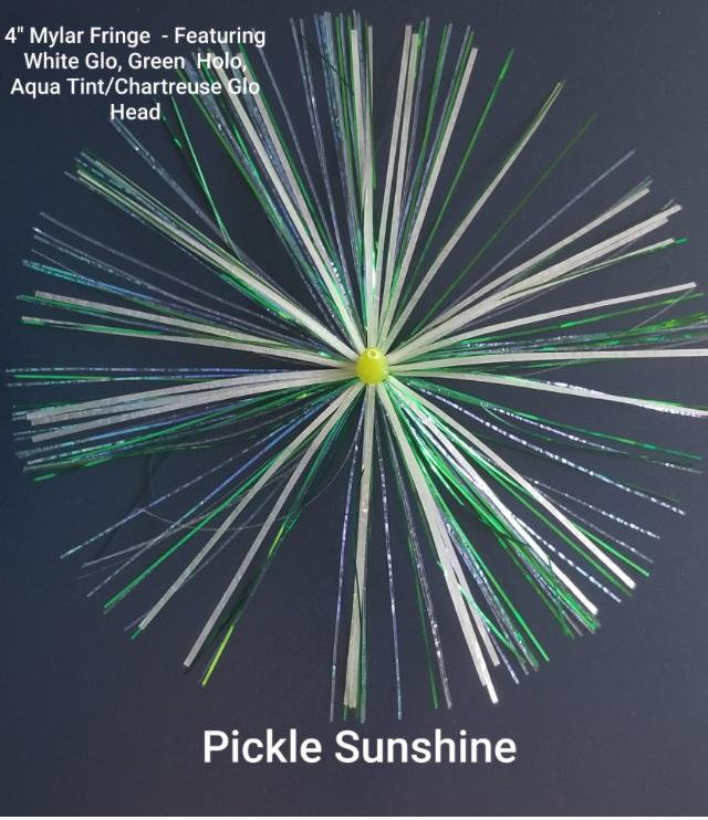 Trolling fly Pickle Sunshine