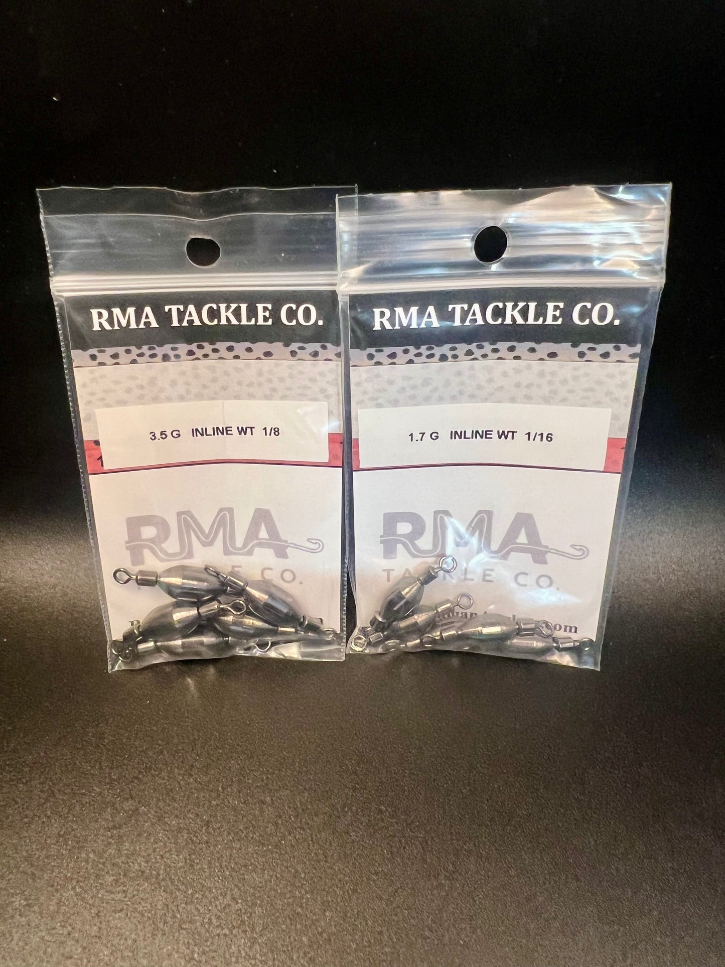 RMA Brass Inline Sinkers 5 Pack - Lead Free Fishing Weights