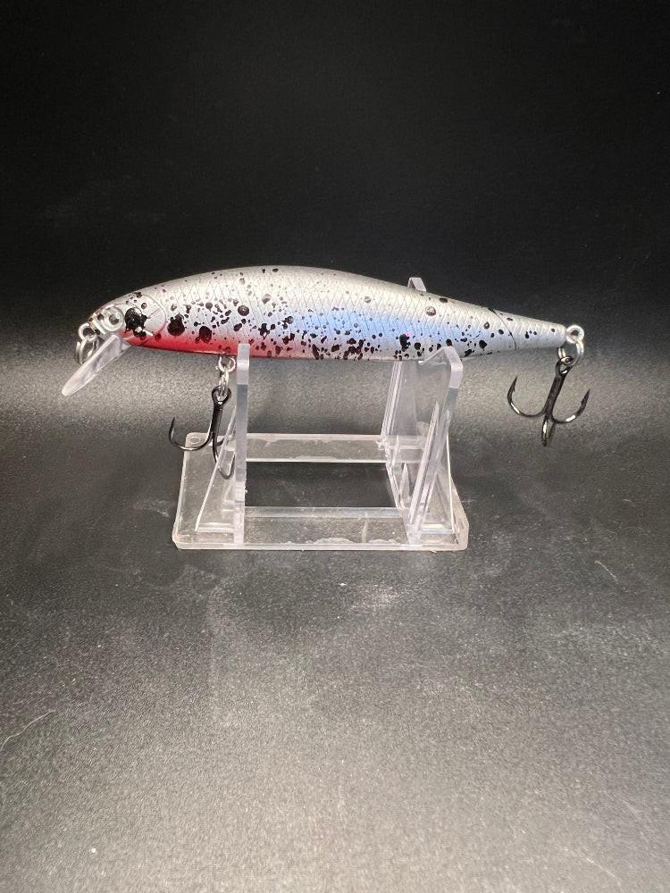Splatter Shad Clickbait Series 4.25in 1/2 oz Jerkbait with 3x hook