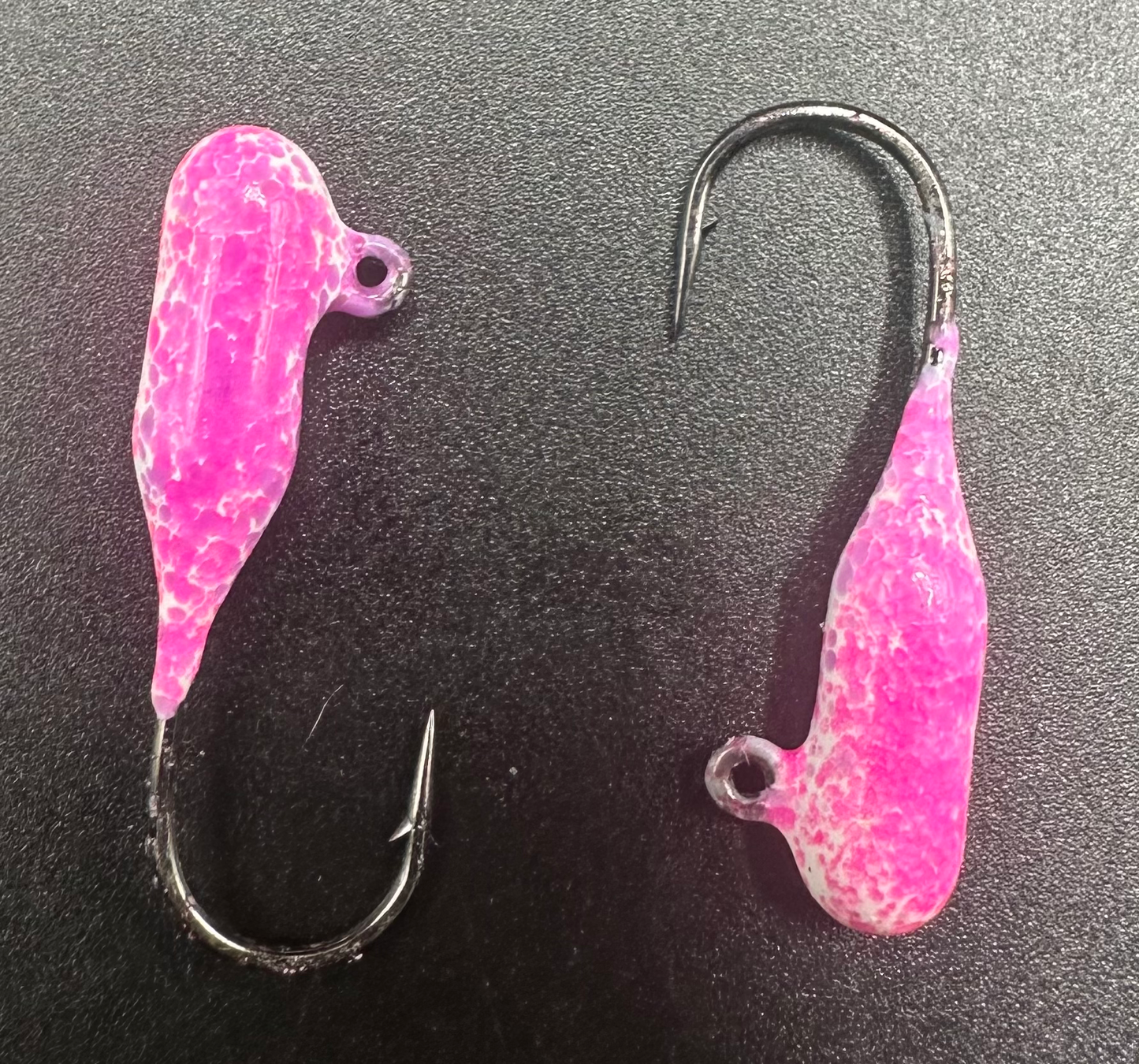 Rawberry Indestructible Paint Series 1/16oz Steelhead Tube Jig #4 3X Voodoo Hook 2 Pack