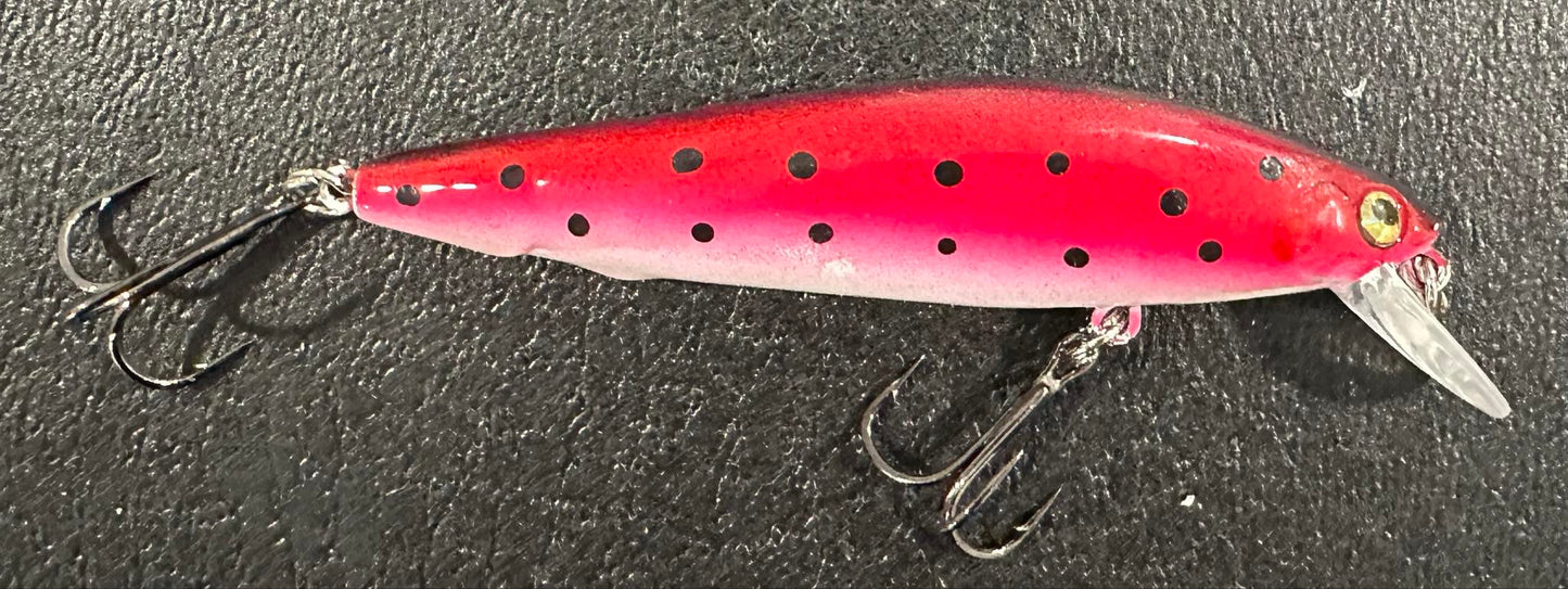 The Ladybug Clickbait Series UV 3.5 inch 1/4 oz Slow Falling Jerkbait