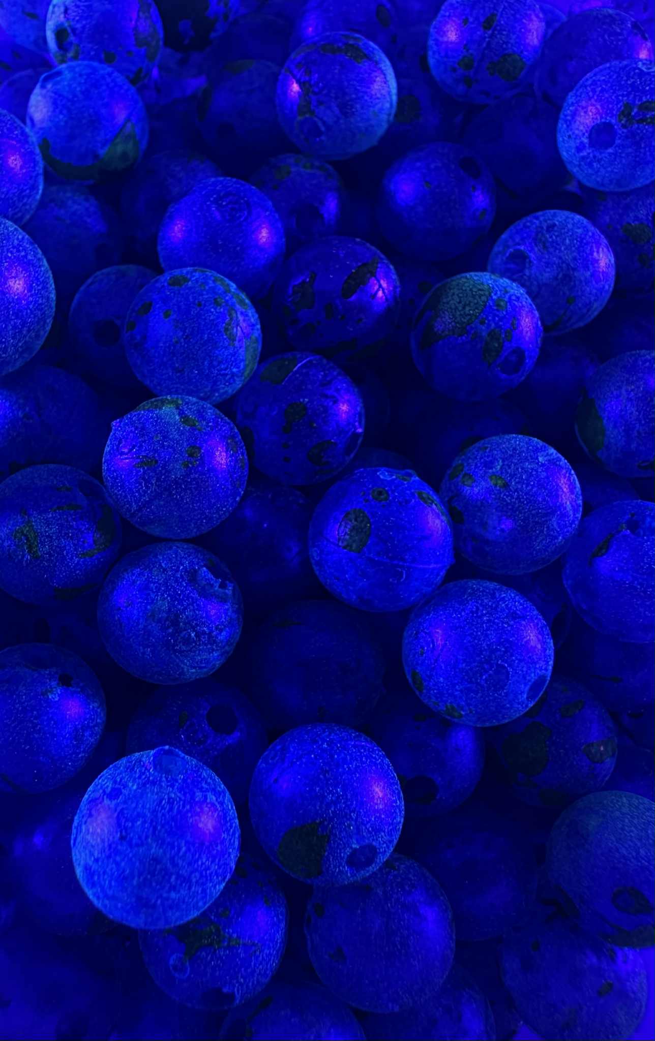 Lemon Berry UV Glow Plastic Fishing Bead Steelhead & Salmon