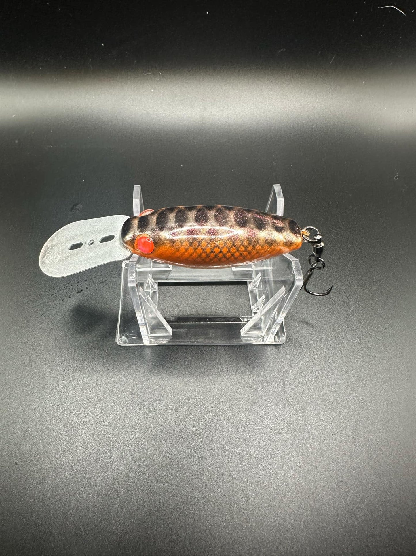 Orange Chromesicle UV Not A Tot Rattling Trolling Plug 3x strong hook