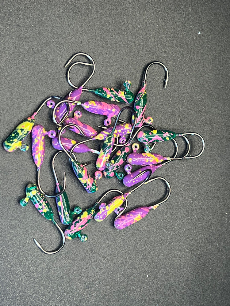 Taco Hell UV Steelhead Tube Jig #4 3X Strong Voodoo Hook 2 Pack