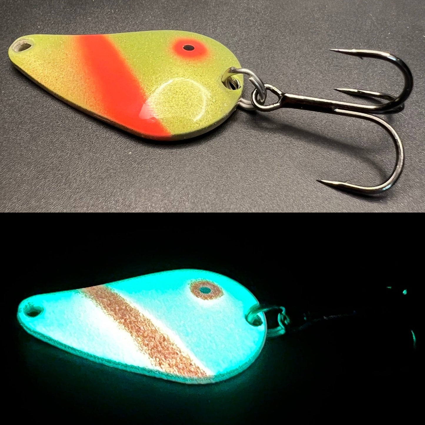 Glowabunga UV Super Glow TJ Bobbler Casting Spoon