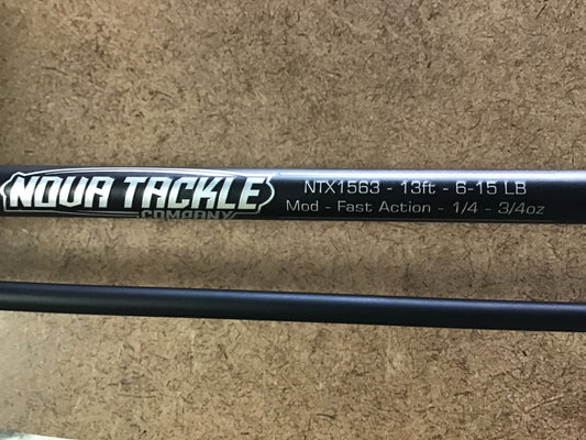 NTX 1563 center pin 13’ 6-15lb