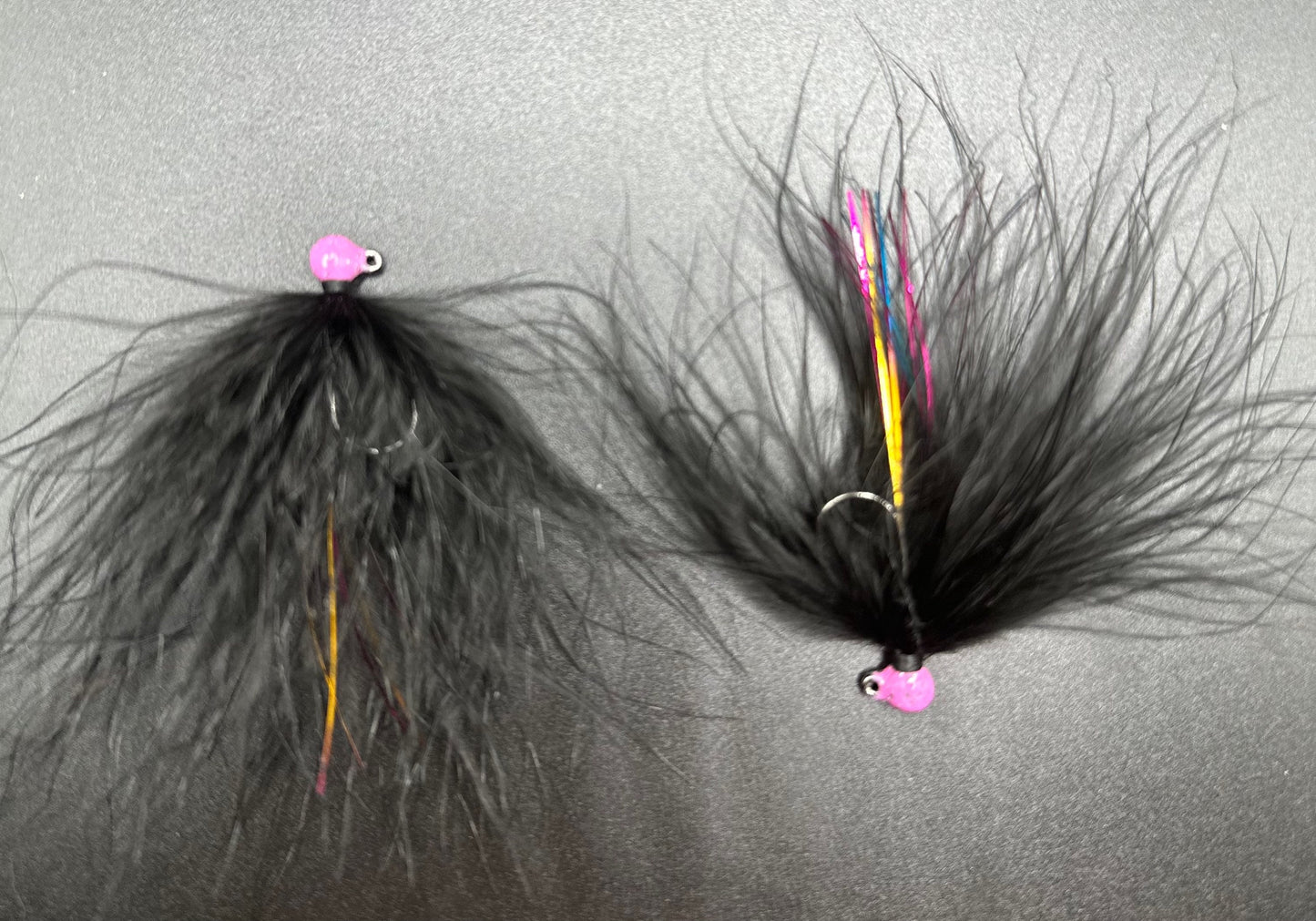Galactic Flash 1/32 oz Maribou Steelhead Jig  #4 3x Strong Voodoo Custom  Tackle