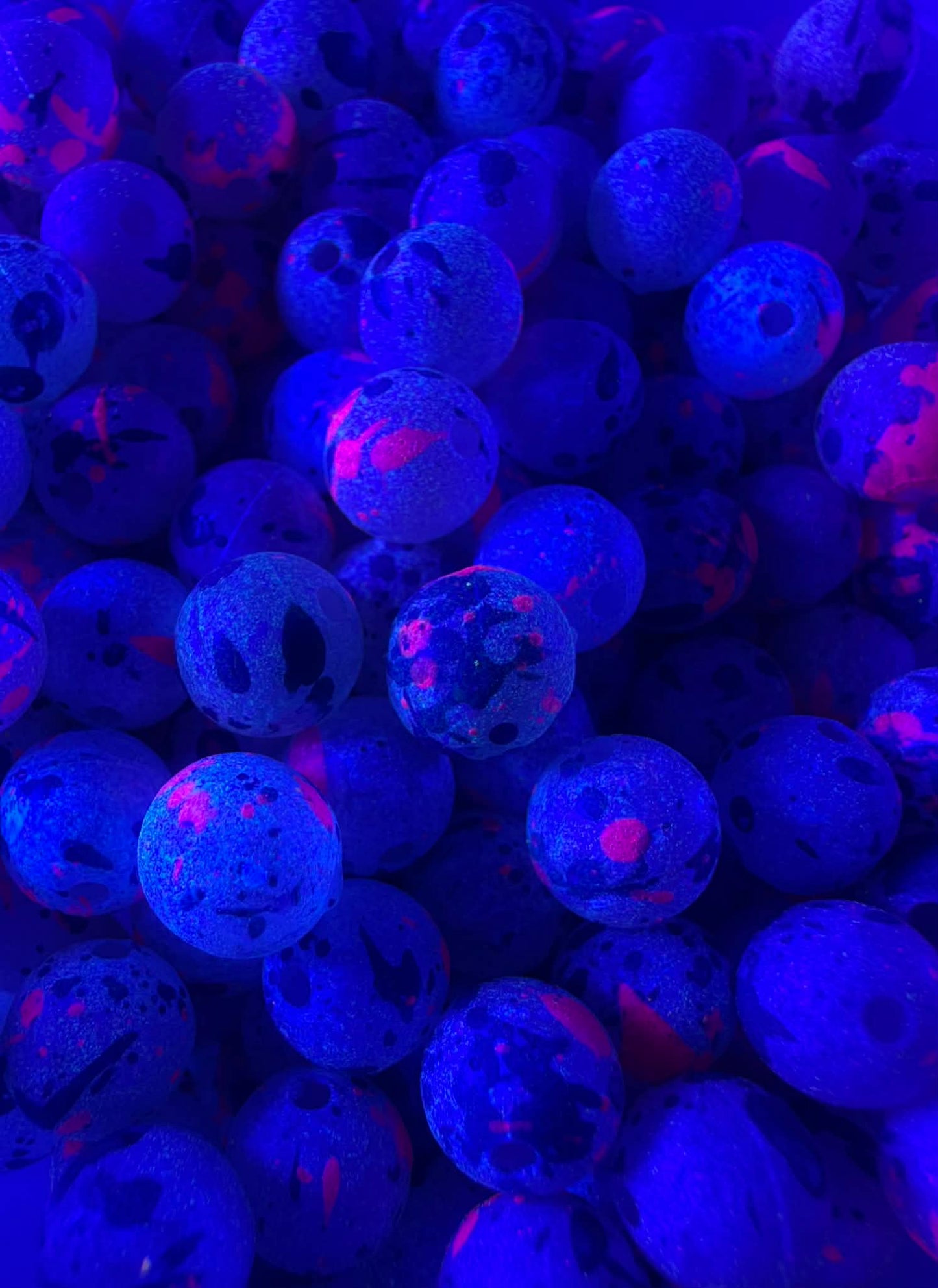Dixie Jazz UV Glow Plastic Fishing Bead Steelhead & Salmon