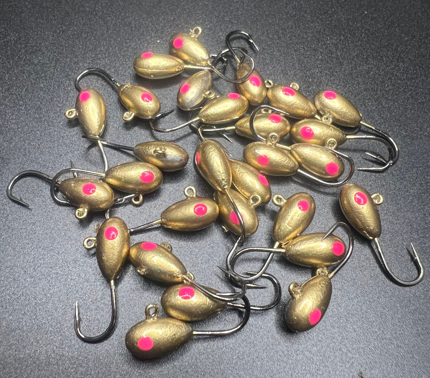 Golden Girl UV 1/16 Steelhead / Ice Jig #10 3x  strong Voodoo hook