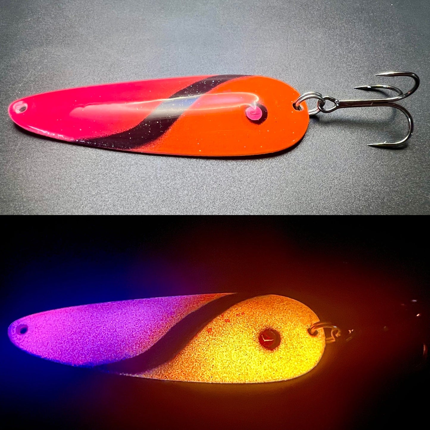 Solar Flare UV Super Glow 1 oz Casting Spoon