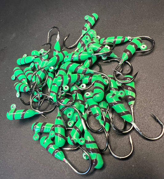 The Rydler 1/16 oz Tube Jig 3x Strong #4 Voodoo Hook for Salmon & Steelhead 2 Pack