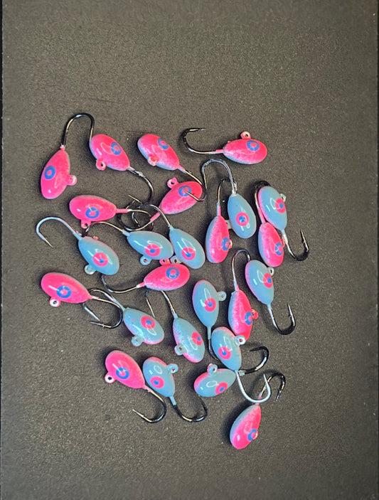 Blinky UV 1/16 Steelhead / Ice Jig #10 3x  strong Voodoo hook