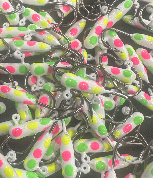 Moldy Bread 1/16 oz Tube Jig 3x Strong #4 Voodoo Hook for Salmon & Steelhead 2 Pack
