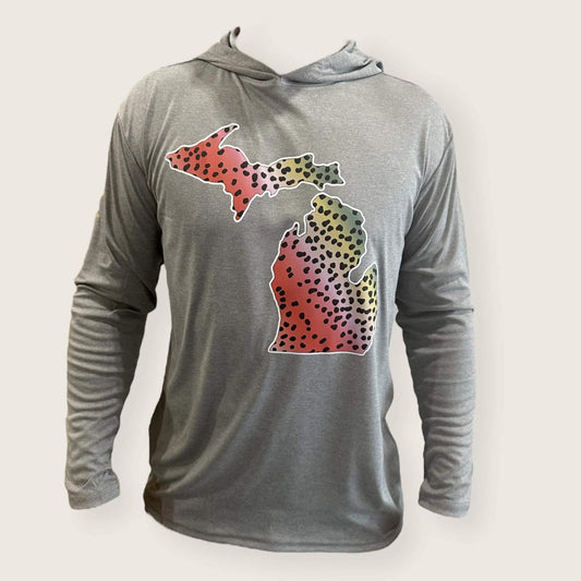 Reel Michigan Anglers Hooded Sun Shirt