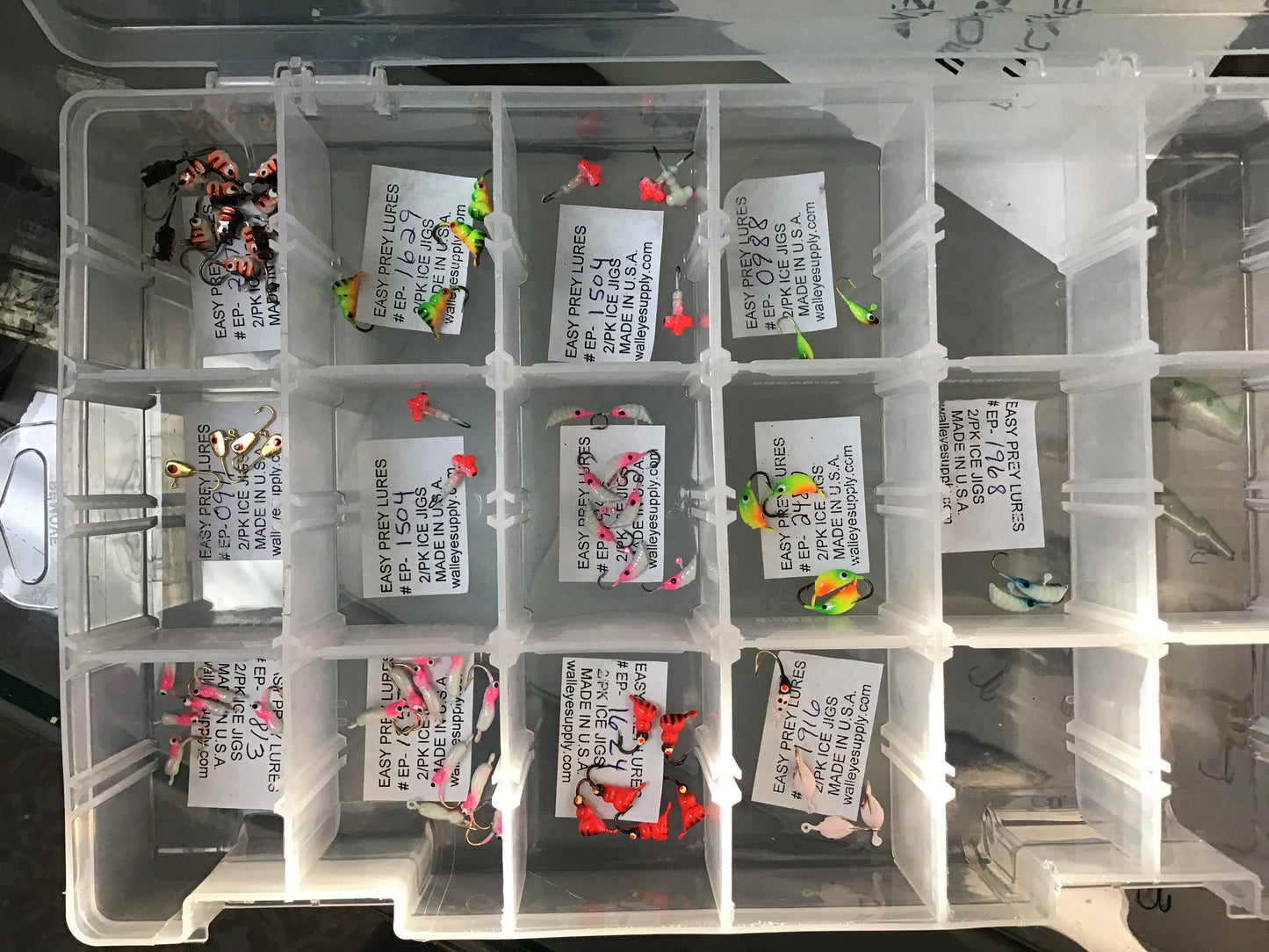 Easy pray jigs assorted colors each