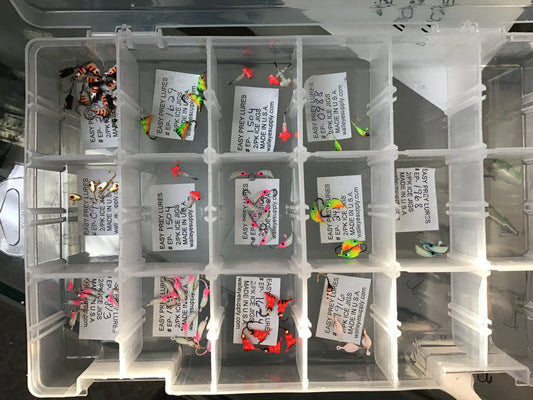 Easy pray jigs assorted colors each