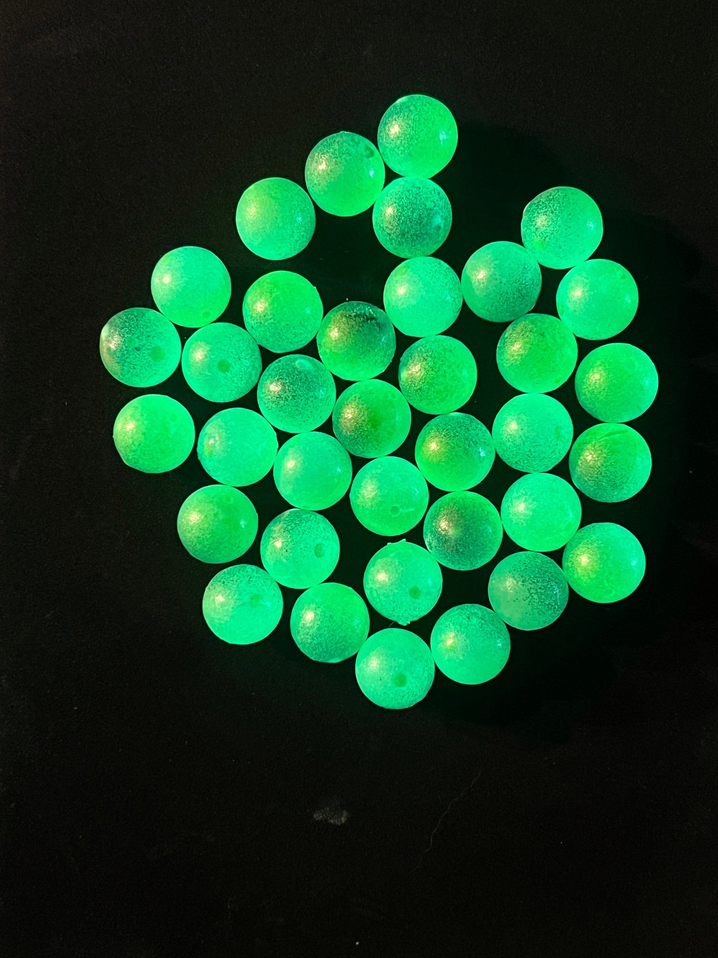 Hulk Snot 14mm Tripple Glow UV Plastic fishing bead for steelhead and salmon