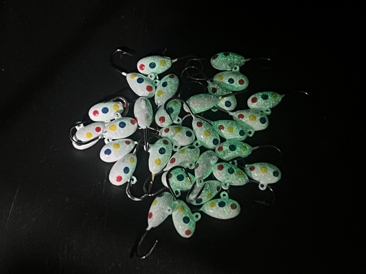 Onederbread UV Glow 1/16 Steelhead / Ice Jig #10 3x  strong Voodoo hook