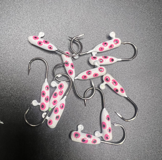 Nuclear Power UV Steelhead Tube Jig #4 3X Strong Voodoo Hook 2 Pack