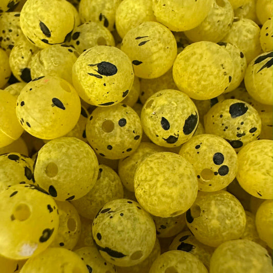 Grumble Bee UV Glow Plastic Fishing Bead Steelhead & Salmon