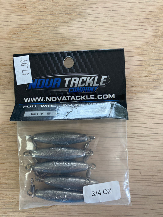 3/4 ounce in line weight