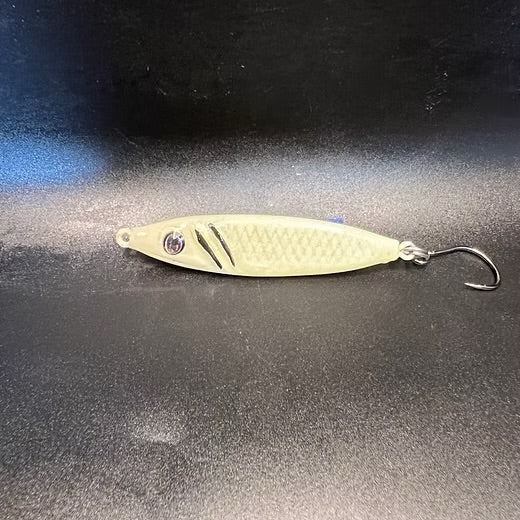 Whitefish Stripes UV 3/4 oz Jigging Spoon