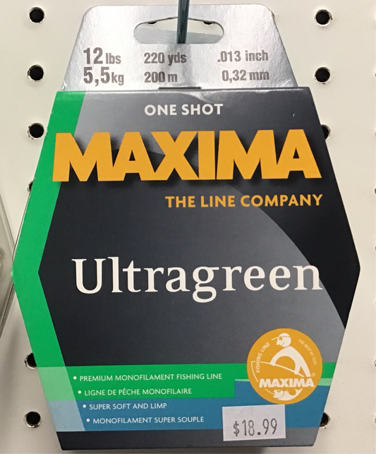 12lb Maxima ultragreen 12lb