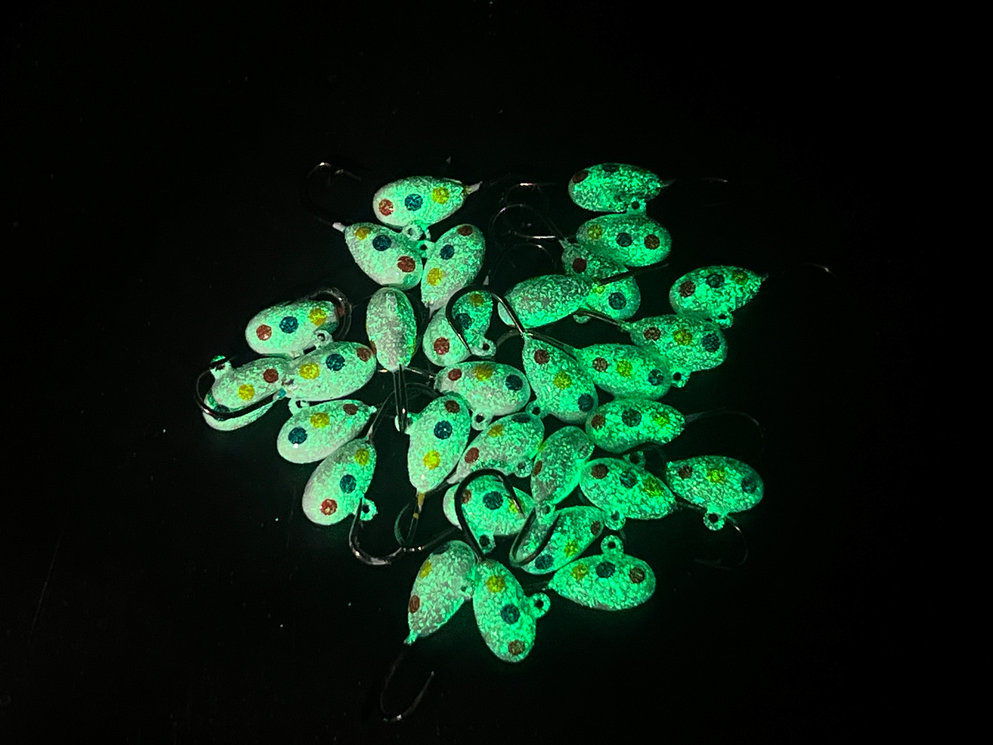 Onederbread UV Glow 1/16 Steelhead / Ice Jig #10 3x  strong Voodoo hook