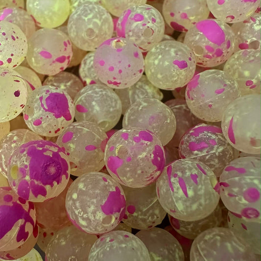 Static Shock UV Glow Plastic Fishing Bead Steelhead & Salmon