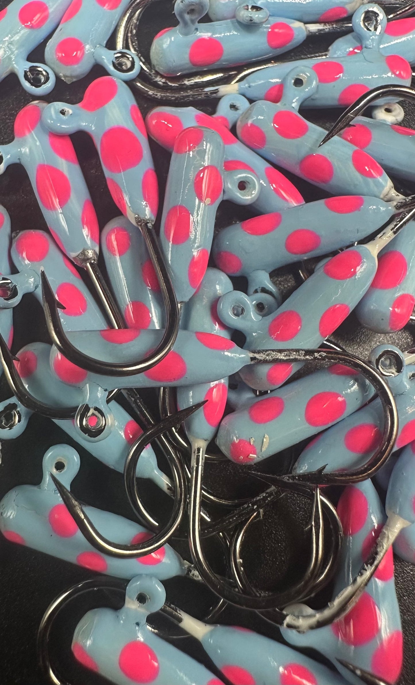 Cotton Candy Blue 1/16 oz Tube Jig 3x Strong #4 Voodoo Hook for Steelhead 2 Pack
