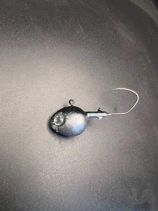 Black Steel UV Walleye Jig 2 Pack