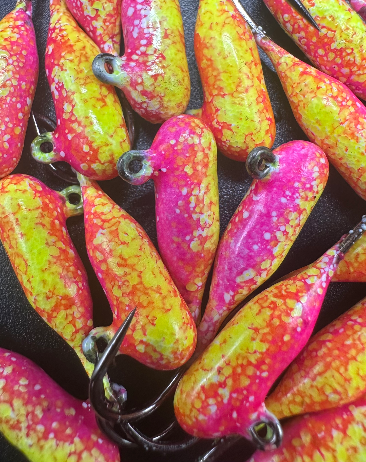 Strawberry Lemonade Indestructible Paint Series 1/16 oz Steelhead Tube Jigs 2 Pack