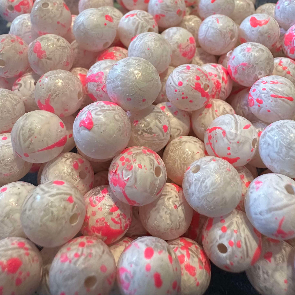 Valentine UV Glow plastic fishing bead steelhead and salmon