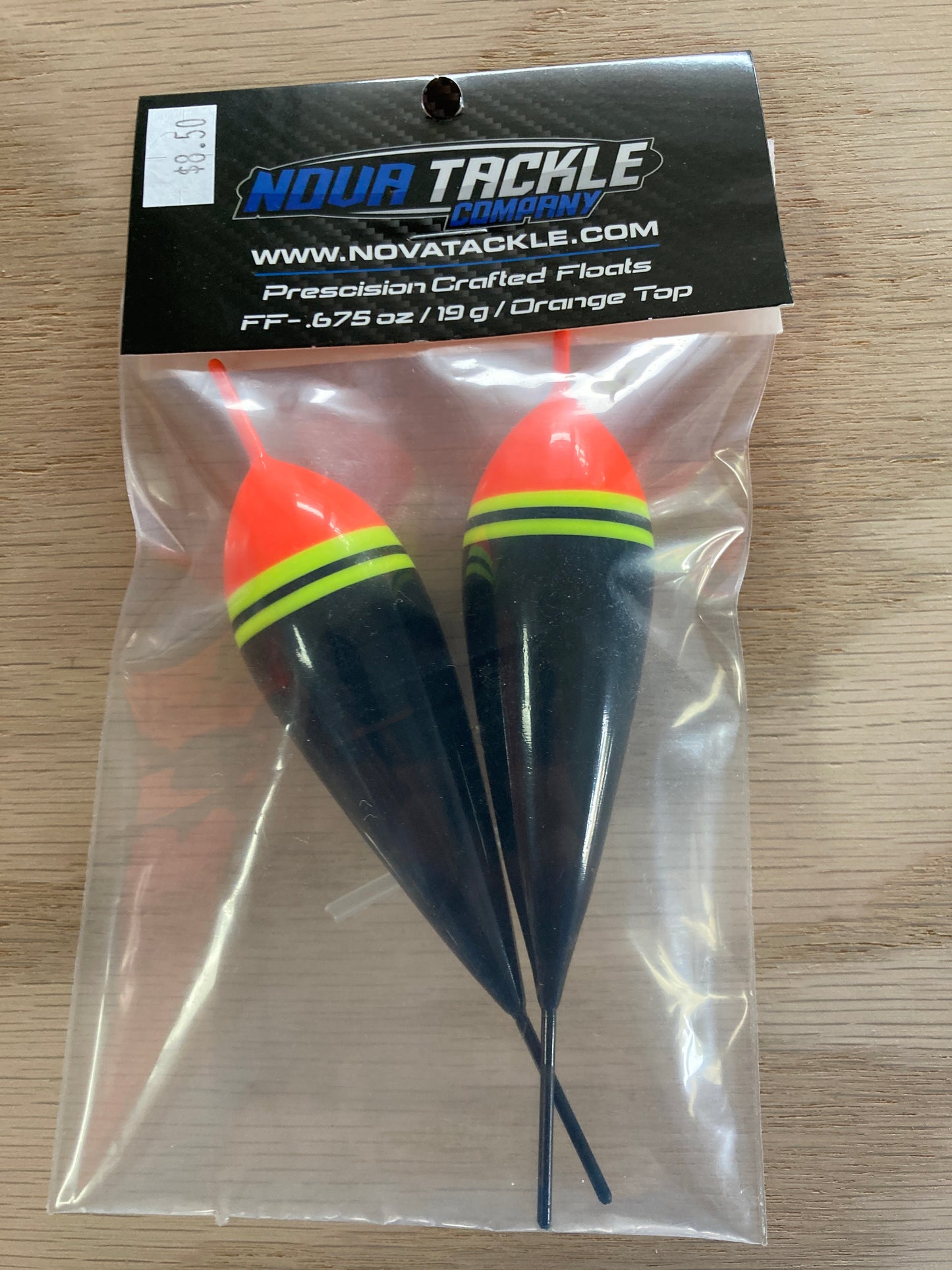 19g Fixed float orange top