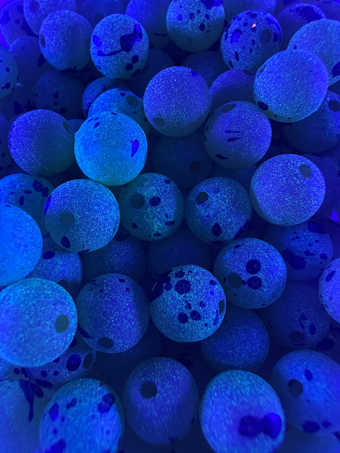 Grumble Bee UV Glow Plastic Fishing Bead Steelhead & Salmon