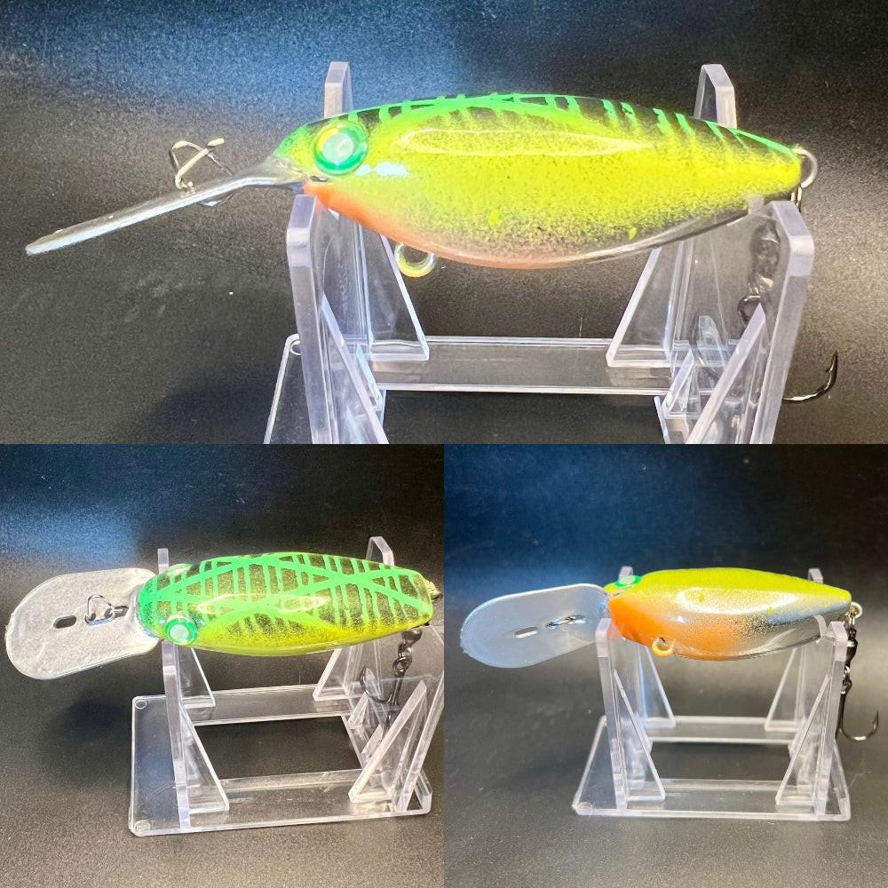 Tiger Kang UV Not A Tot Rattling Trolling Plug 3x strong hook